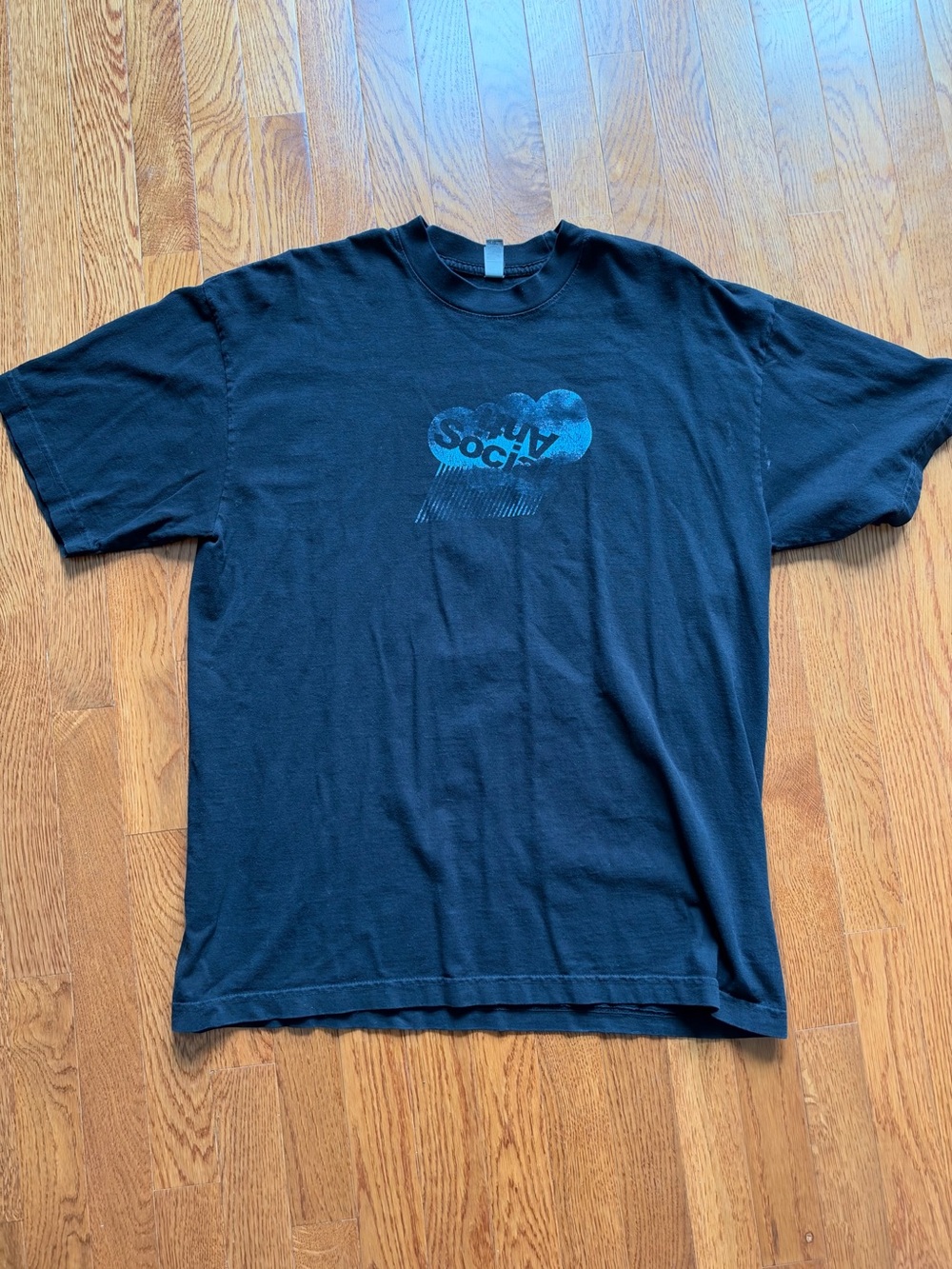Vintage Anti Social Crewneck T-Shirt